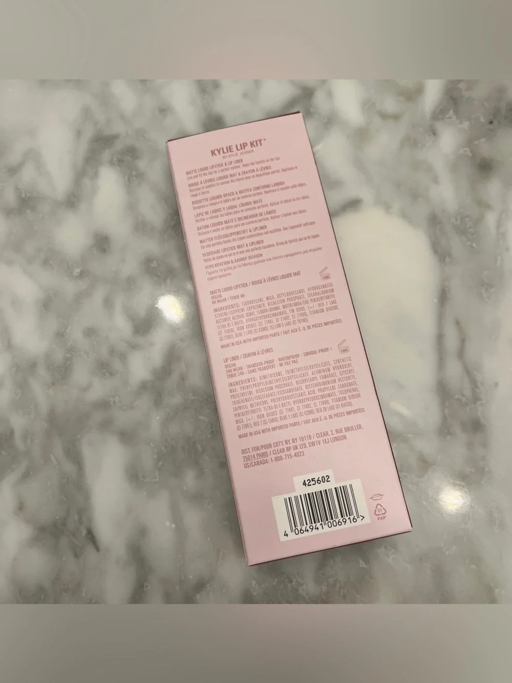 Kylie Cosmetics Matte Lip Kit Duo + Branded Travel Bag - BETTER NOT POUT (103)